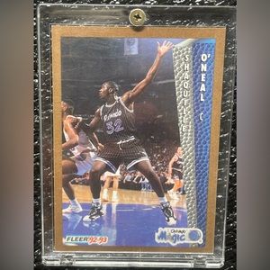 Shaquille O’Neal Fleer 92-93 rookie card 401